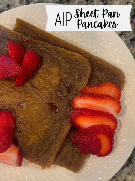 AIP Sheet Pan Strawberry Pancakes